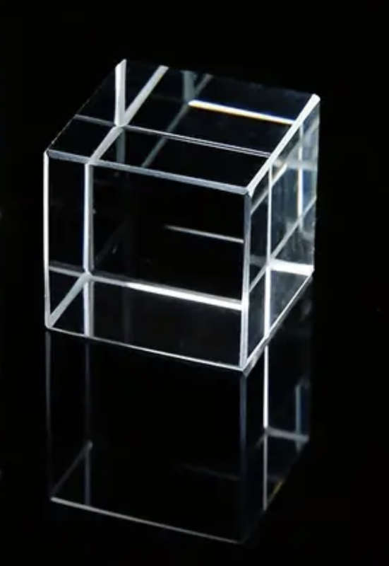 Crystal Prism Cube Sun Catcher Paperweight