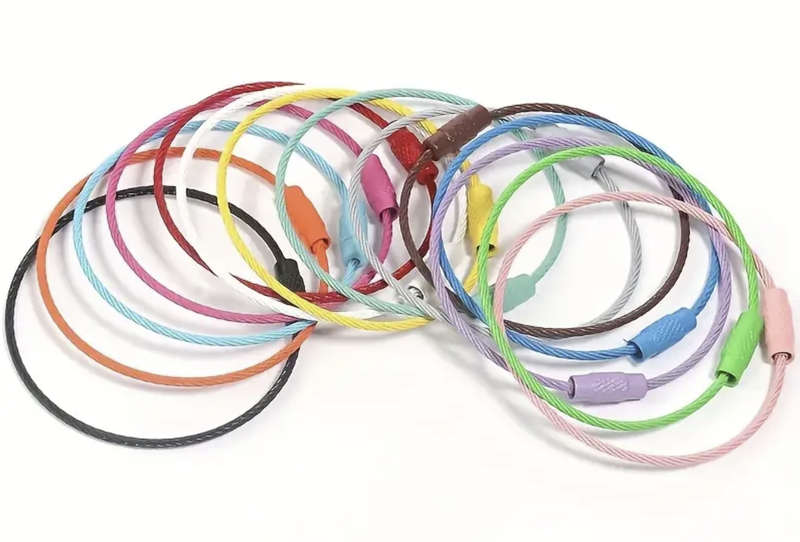 10pcs / 1 pack Full Color Multi-purpose Stainless Steel Cable Wire