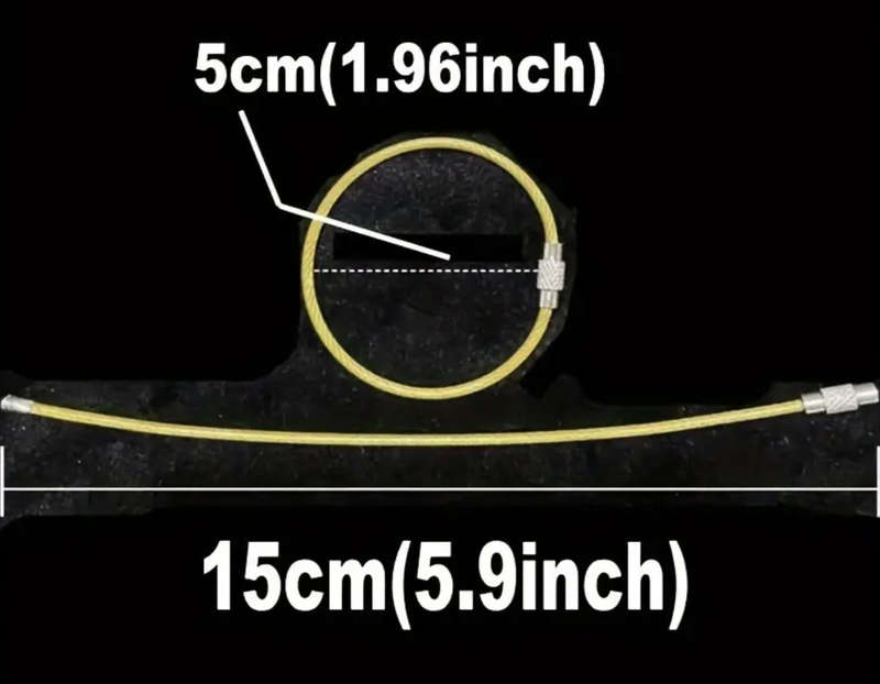 10pcs / 1 pack Full Color Multi-purpose Stainless Steel Cable Wire