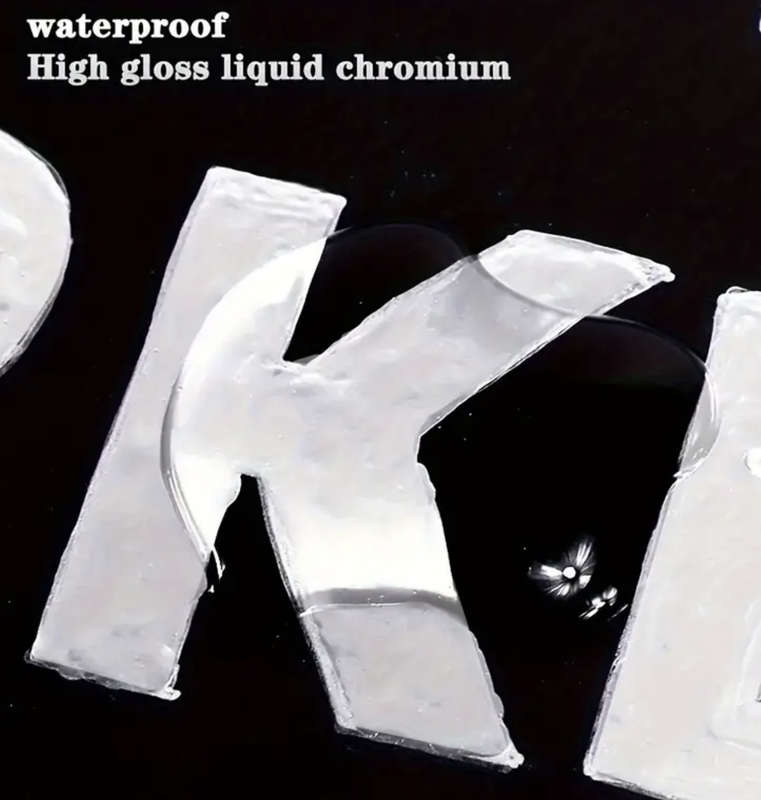 Reflective Mirror Silver Marker Pen