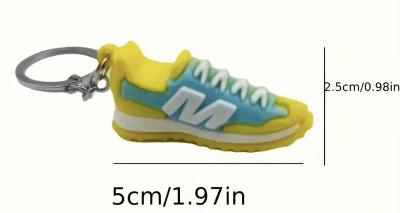 Mini Cute Cool Sneaker Keychain (RED)
