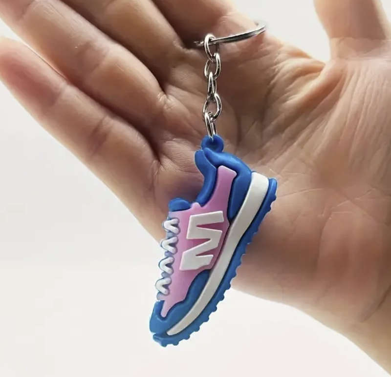 Mini Cute Cool Sneaker Keychain (RED)
