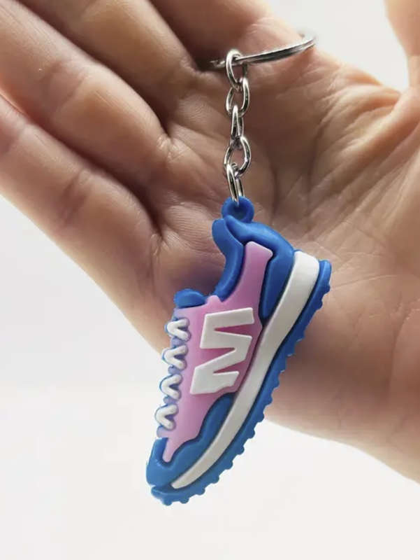 Mini Cute Cool Sneaker Keychain (RED)