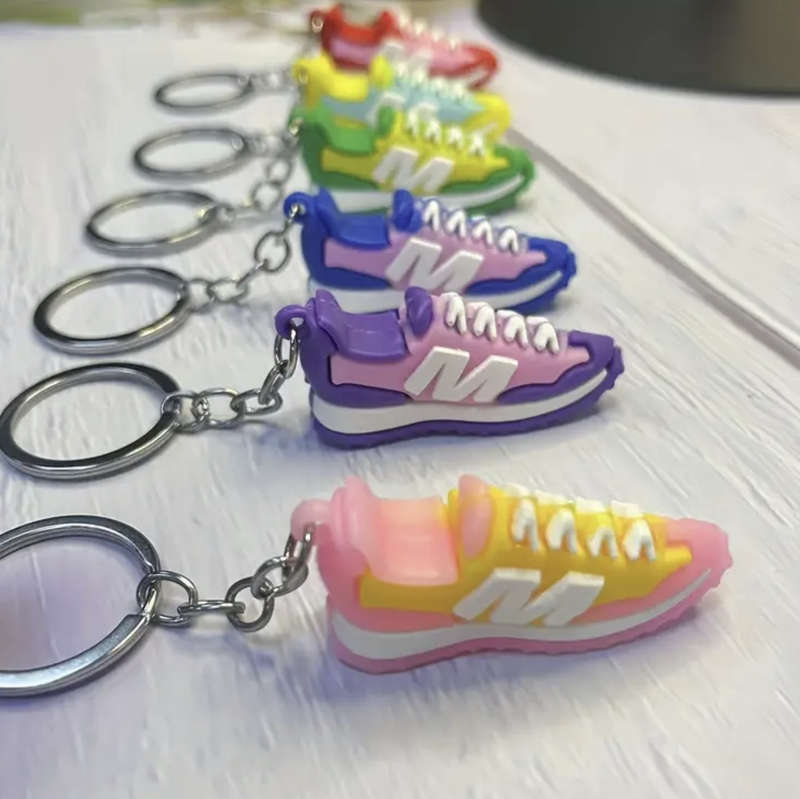 Mini Cute Cool Sneaker Keychain (RED)