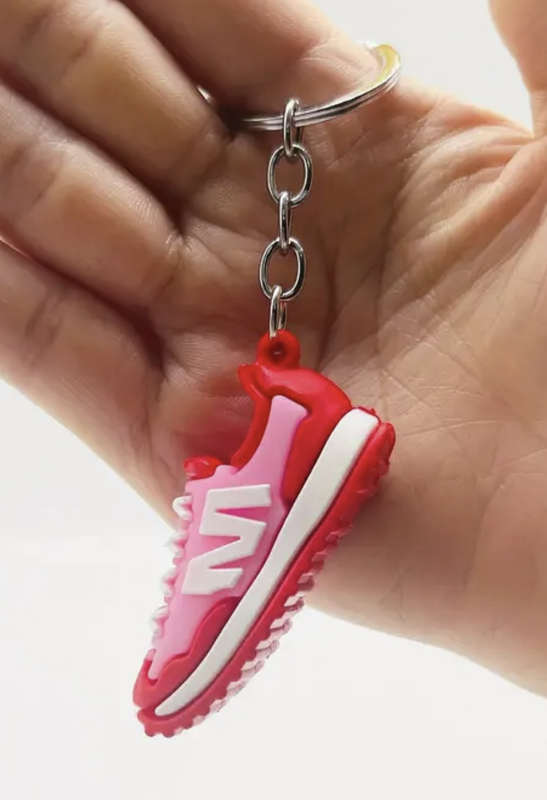 Mini Cute Cool Sneaker Keychain (RED)