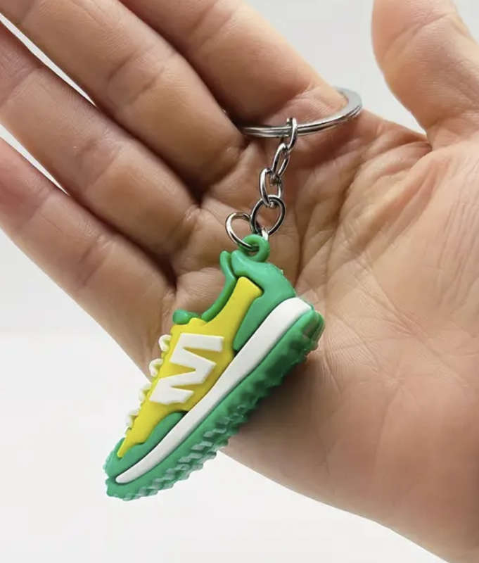 Mini Cute Cool Sneaker Keychain (RED)