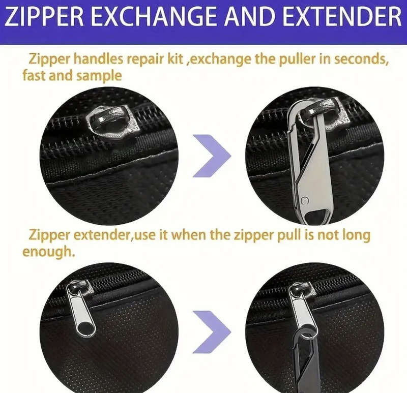 4pc / 1 pack High Quality Removable Zipper Pulls