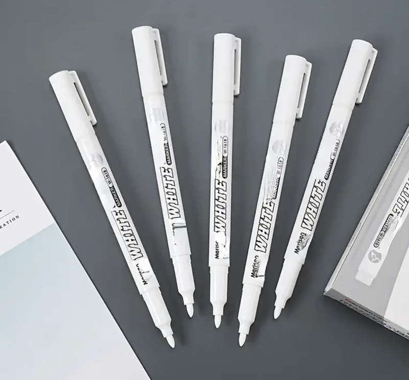 White Paint Waterproof Permanent Marking Pen