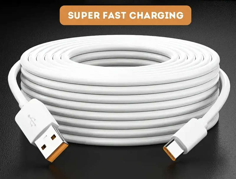 6 meter Extra Long USB to Type-C Super Fast Charging Cable