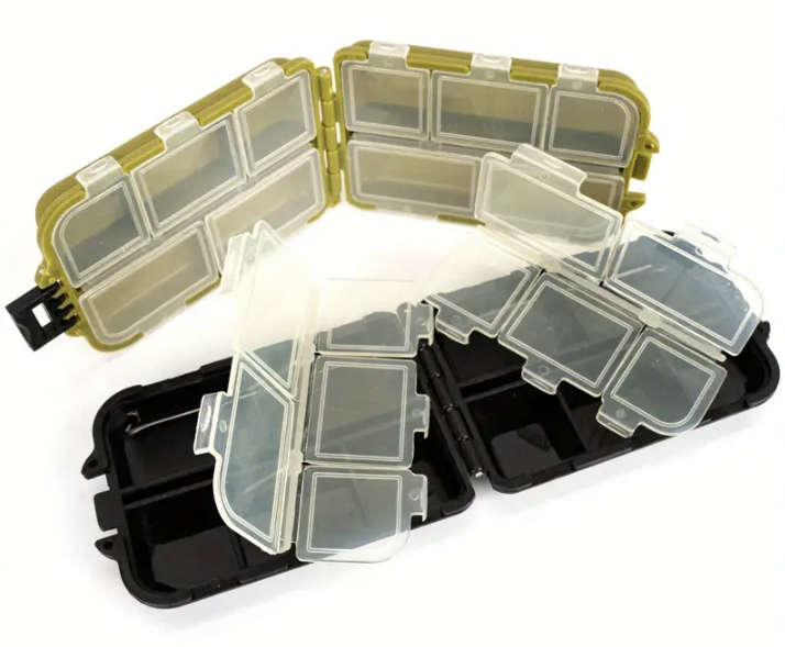 **FISHING** Durable Portable Fishing Tackle Box with Multiple Compartments for Lures, Hooks and Jigs