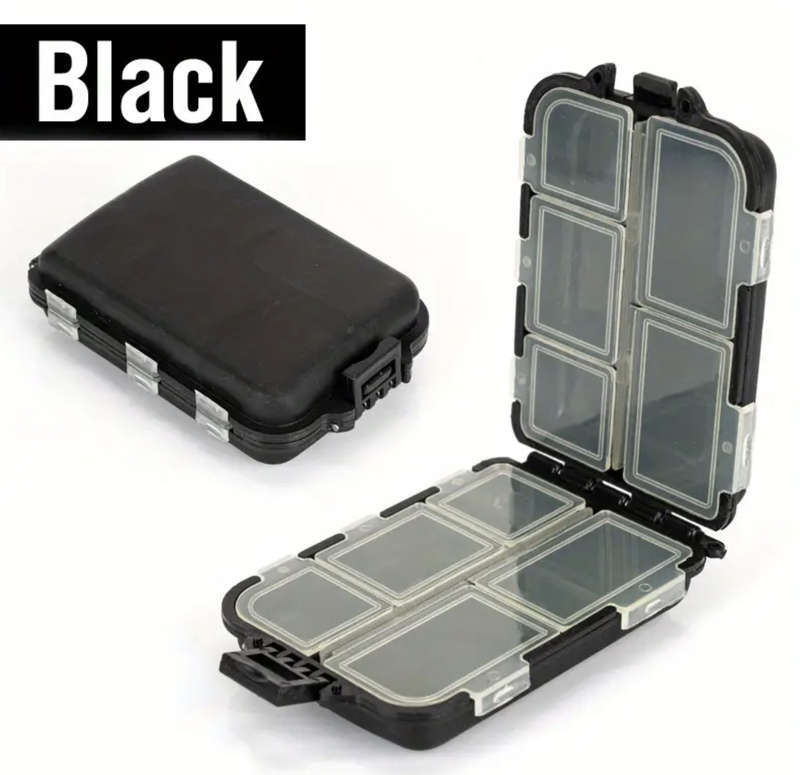 **FISHING** Durable Portable Fishing Tackle Box with Multiple Compartments for Lures, Hooks and Jigs