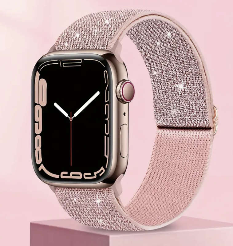 BlingBling Pink Bright Color Strap for Apple iWatch