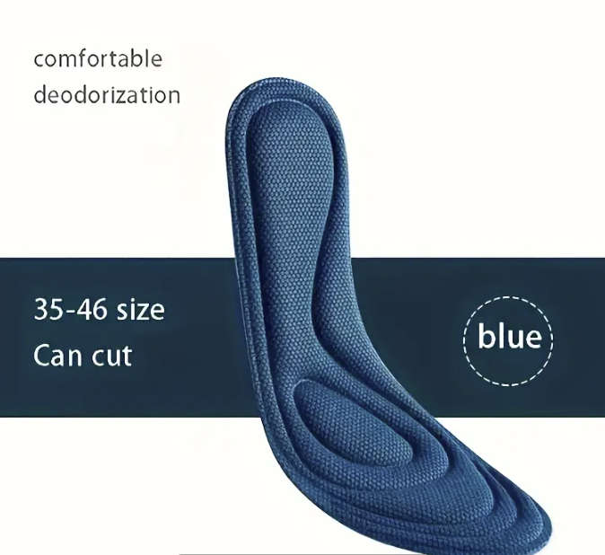 5D Memory Foam Orthopedic Sports Insoles (UNISEX) ***CAN BE CUT TO SIZE***