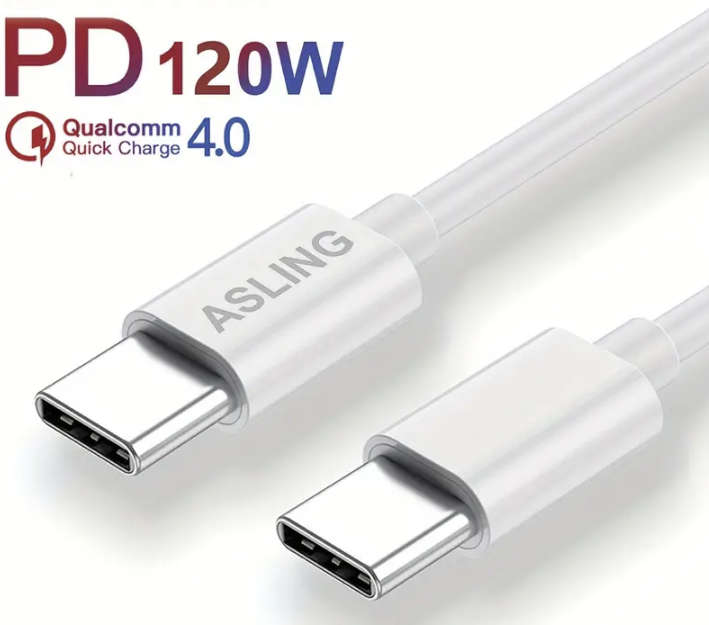 ***CHARGE YOUR PHONE IN 50MINS*** 100W USB Type C To Type C, 7A Fast Charging Cable (2meter Cable)