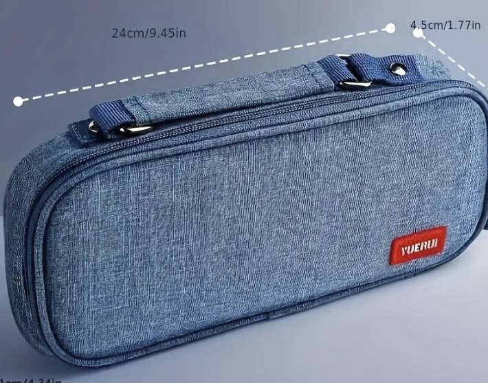 Large Capacity Pencil Case - Black