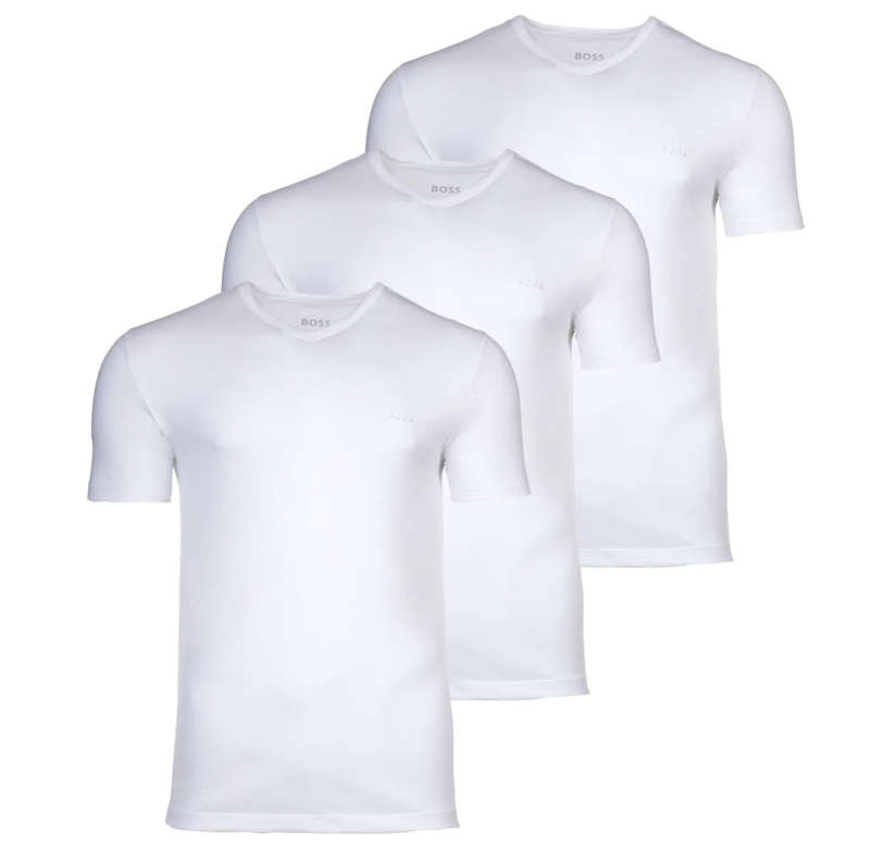 Hugo Boss round neck Classic White T-Shirt (Size - XXL)