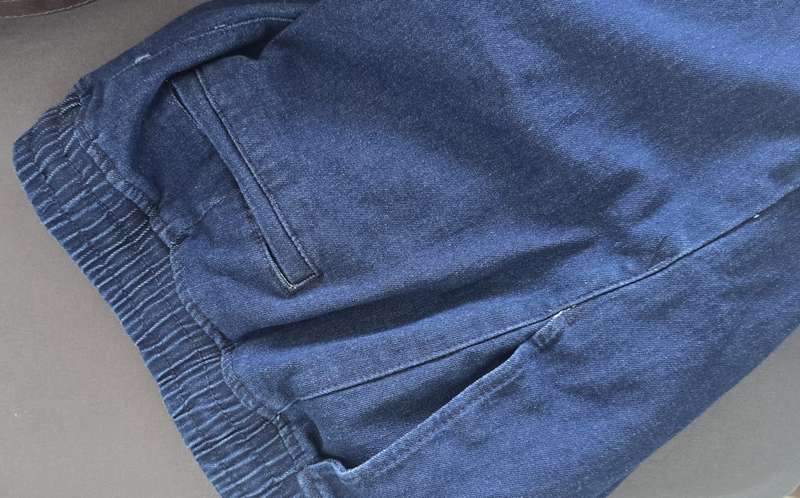 Navy & Navy Kids Tapered Jeans (Size - S)
