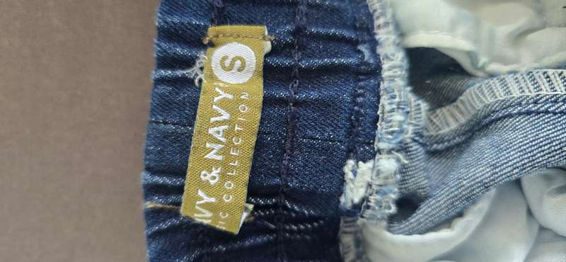 Navy & Navy Kids Tapered Jeans (Size - S)