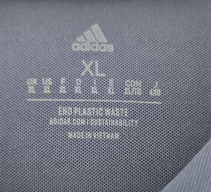 GOLF - Adidas Mens 3-Stripes Primegreen Polo (Navy Blue)
