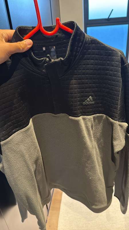 Adidas DWR Colorblock quarter zip waterproof Golf Jacket
