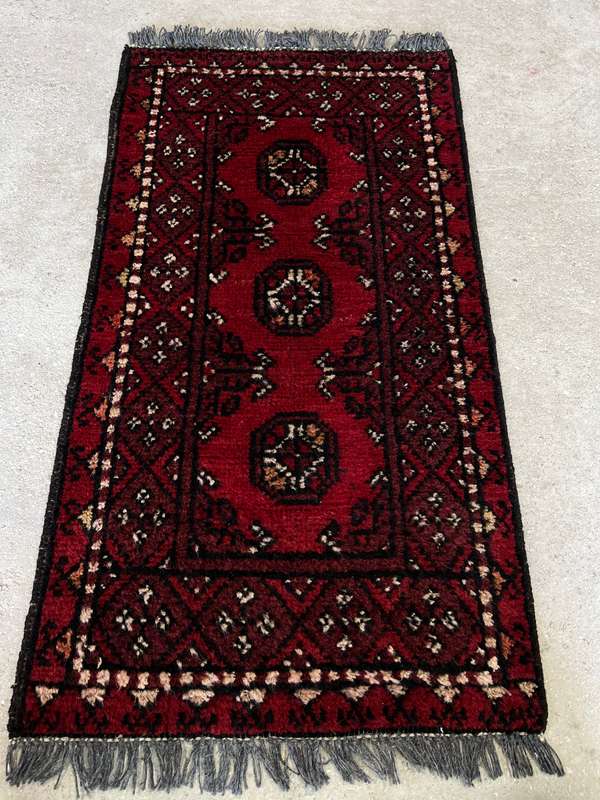 Persian Rug - Red Afghan 90x60 cm