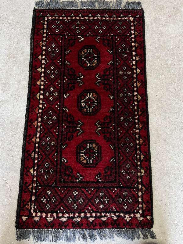 Persian Rug - Red Afghan 90x60 cm
