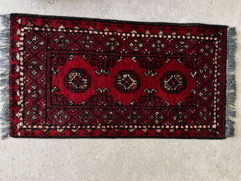 Persian Rug - Red Afghan 90x60 cm