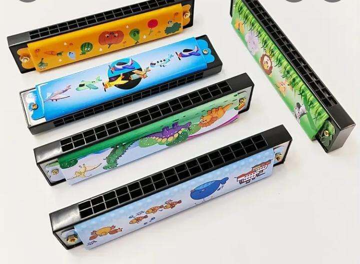 piano, guitar & harmonica toy set