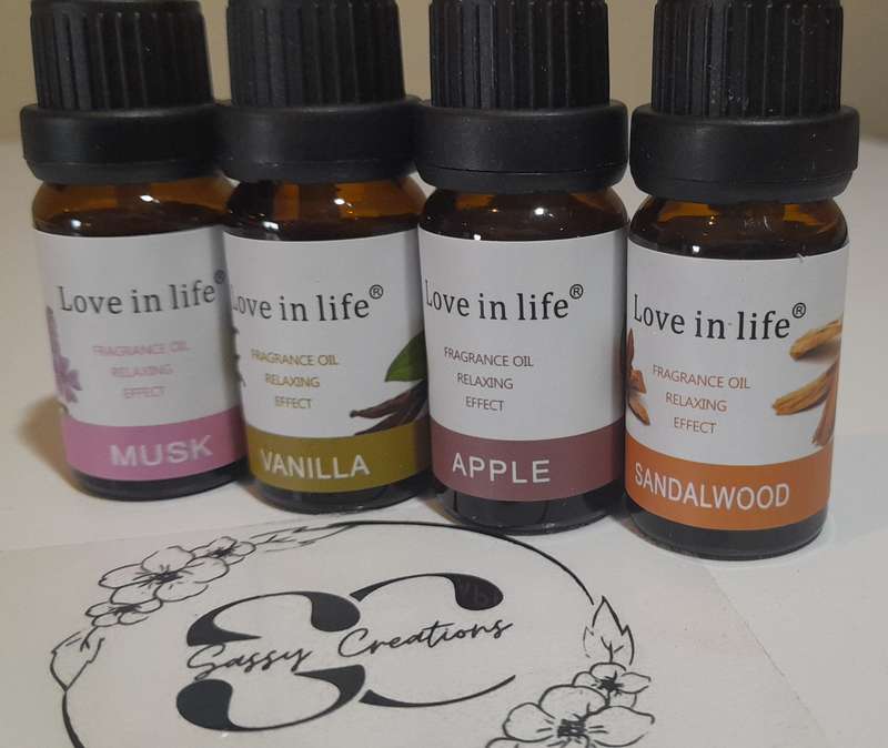 4 pack Essential Oils 10ml
