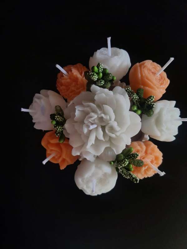 Gift Candle Bouquet Center Pieces