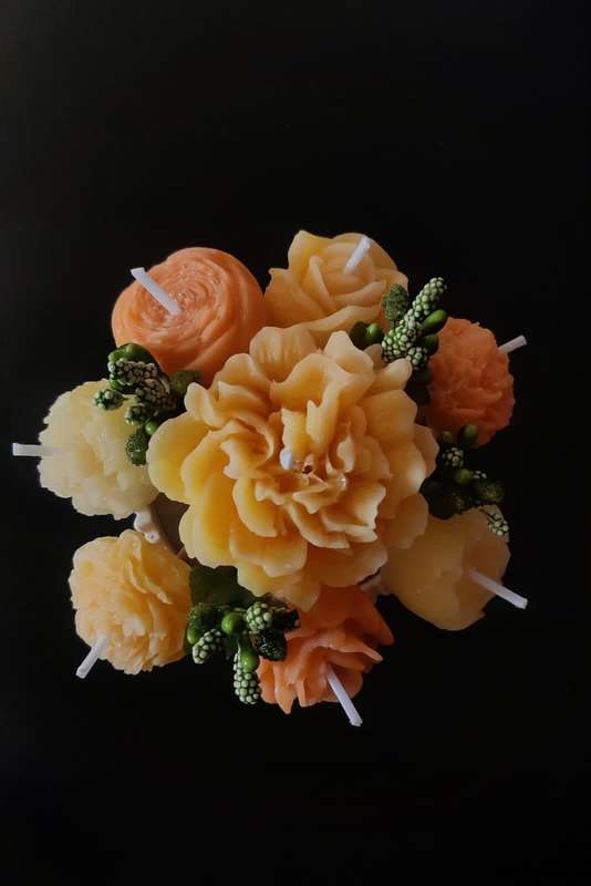 Candle Bouquet Gift Set