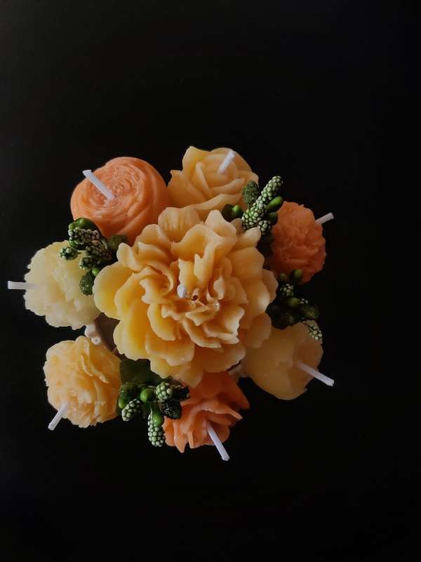 Gift Candle Bouquet Center Pieces