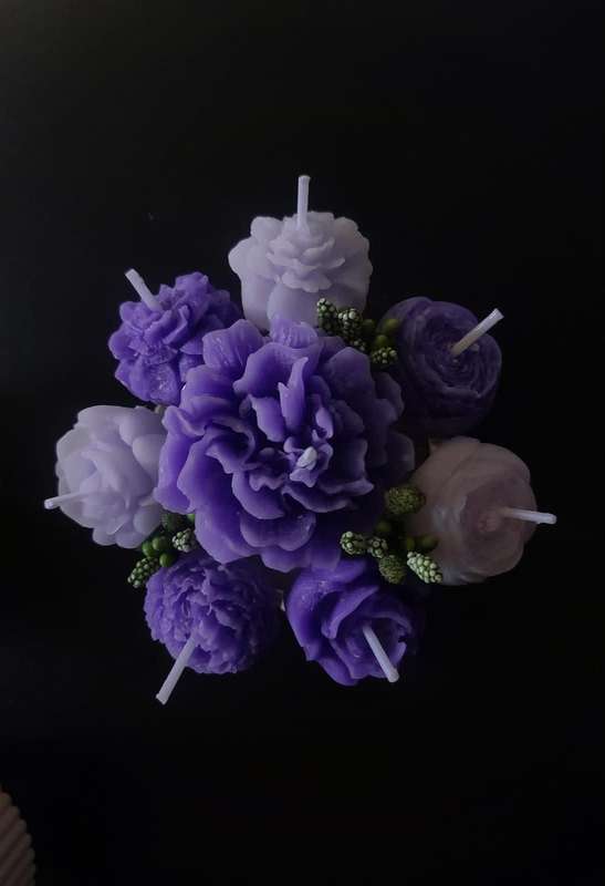 Candle Bouquet Gift Set
