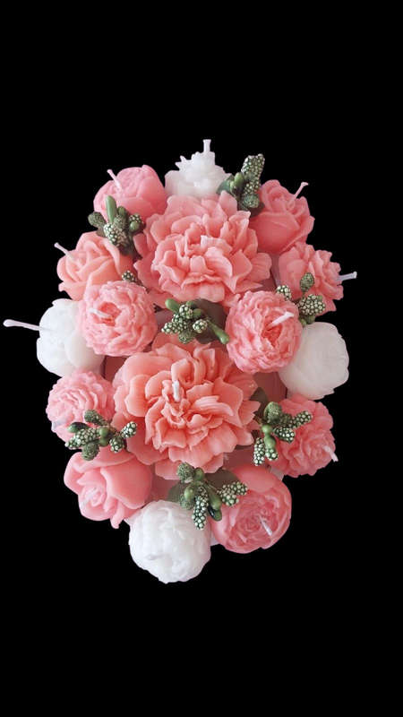 Candle Bouquet Gift Set