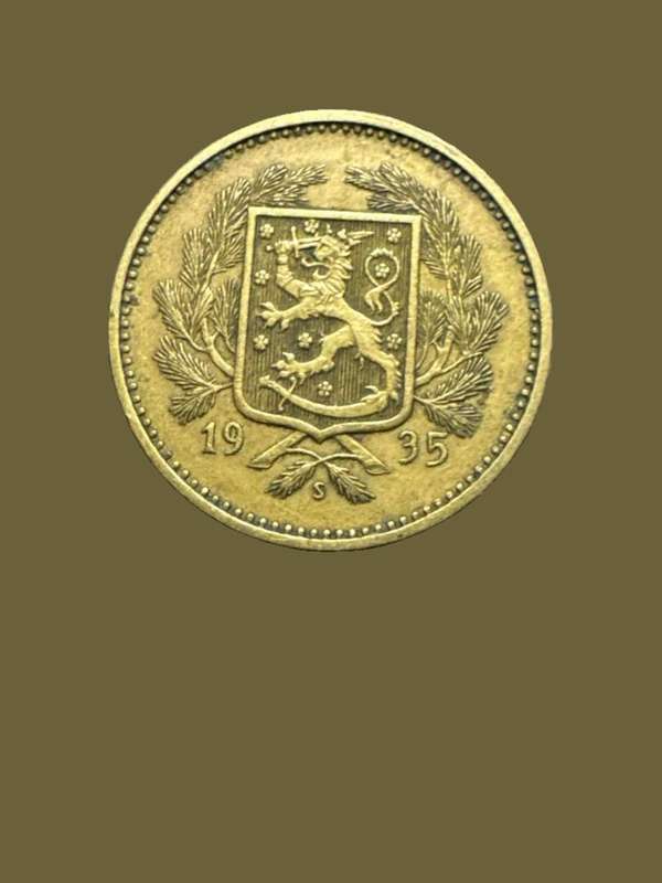 1935 Finland 5 Markkaa