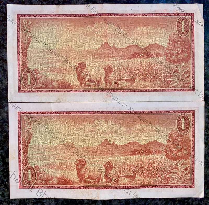 G Rissik. R1 - A5 & A6 - 2nd issue 1966(1 bid takes all)