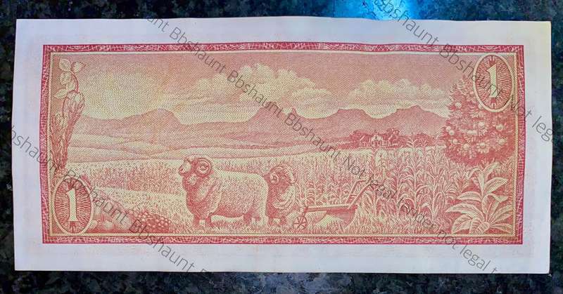 Replacement Note. TW De Jongh R1 - Z30 - 3rd issue 1973