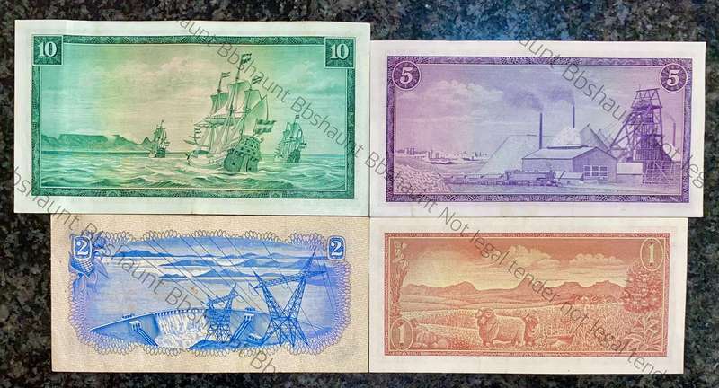 Complete Set Tw De Jongh R10 to R1 - good condition 1967-1975(1 bid takes all)