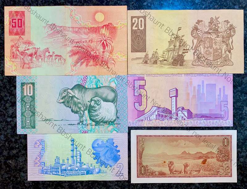 Complete Set CL Stals R50 to R2AA  good condition 1st issue 1990 (R1 TW De Jongh) (1 bid takes all)