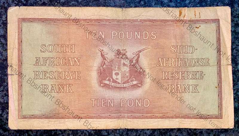 J Postmus 10 pound F1 - 14th April 1943 only issue