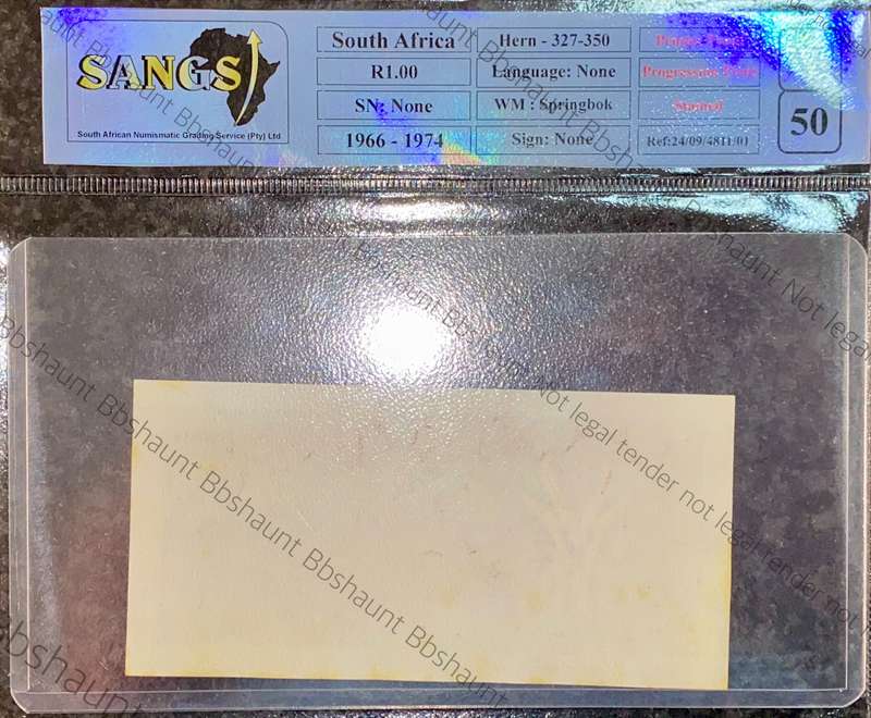 Springbuck wtm Graded R1 - TW De Jongh - Printers Proof Progression print 1966-1974 - SANGS