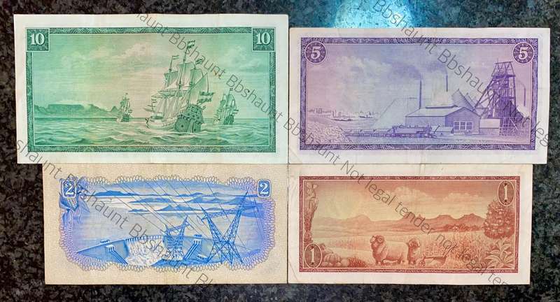 Complete Set Tw De Jongh R10 to R1 -- 1967-1975(1 bid takes all)