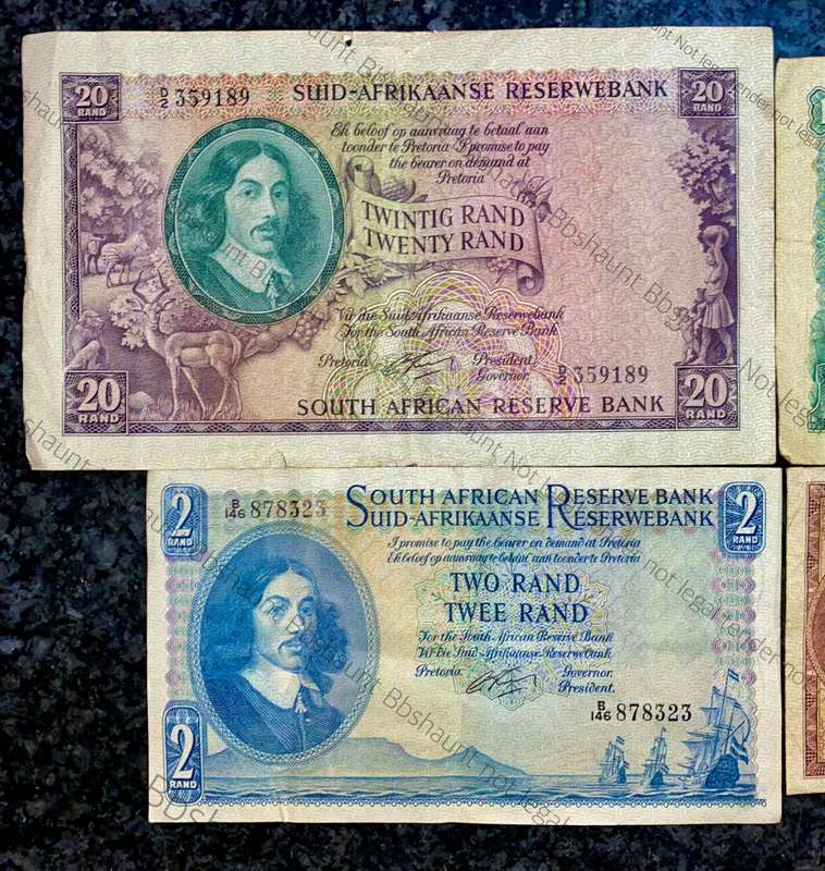 complete set G Rissik R20 to R1 - 1st issue 1962 (1 bid takes all)