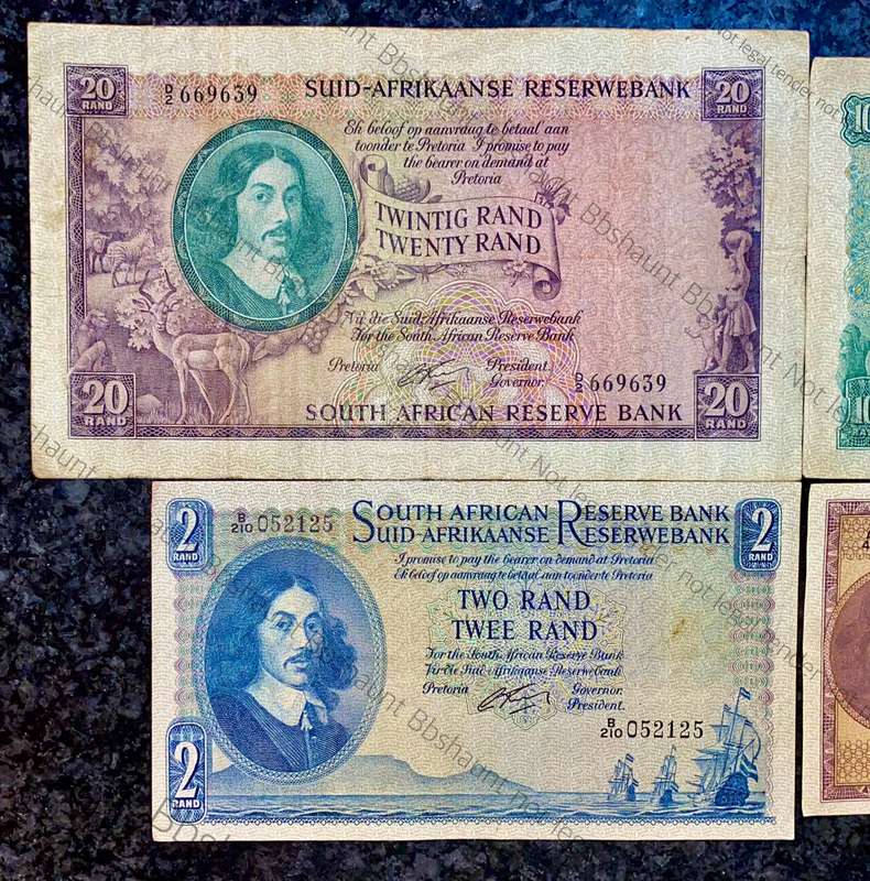 Complete set G Rissik R20 to R1 - 1st issue 1962 (1 bid takes all)