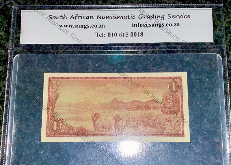 Very Scarce GRAPE wtm Graded R1 - 1966-1975 Printers Proof Progressive Print - Specimen SANGS MS64