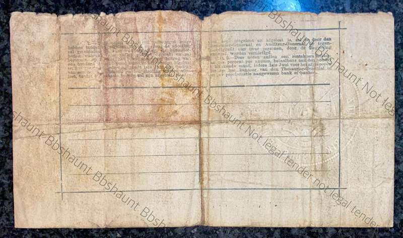 Z.A.R Pretoria 5 pound Government Noot 28-5-1900 -- 3488 Star Boarder