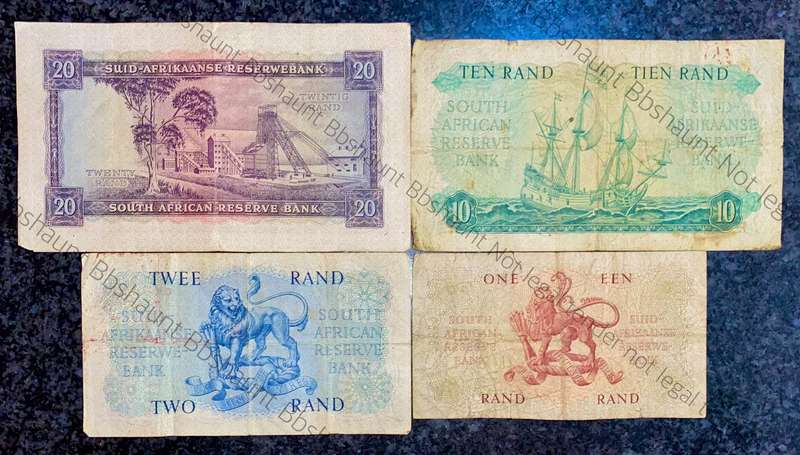 Complete Set Mh De Kock R20 to R1 -- 4th issue 1961 (1 bid takes all)