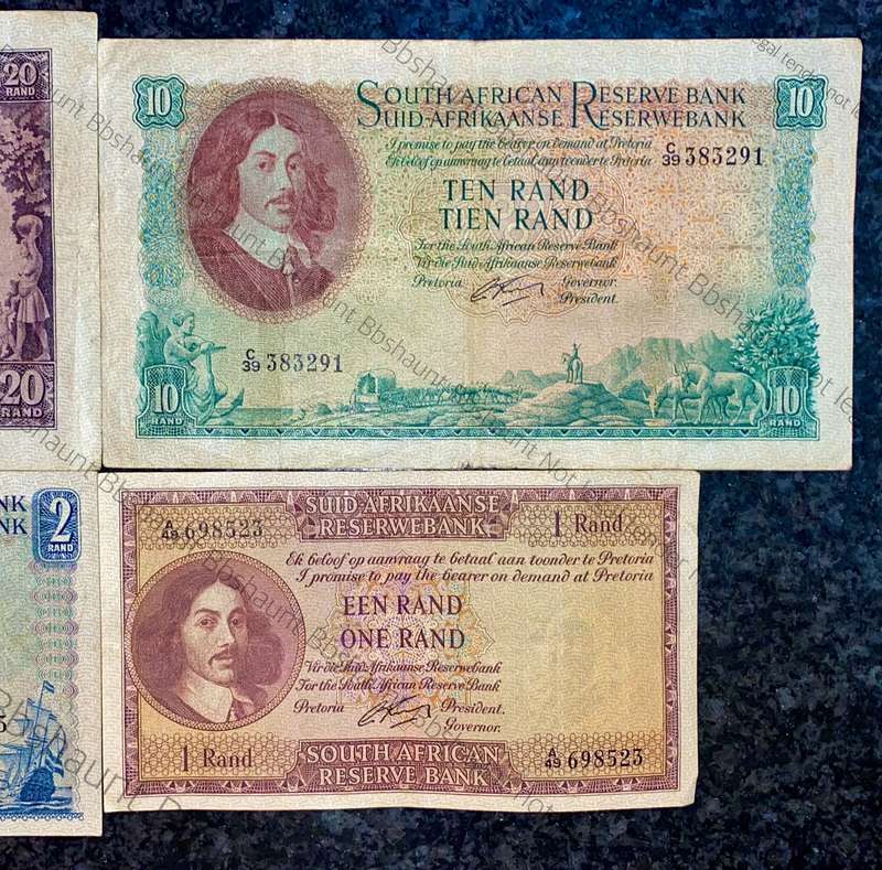 Complete set G Rissik R20 to R1 - 1st issue 1962 (1 bid takes all)