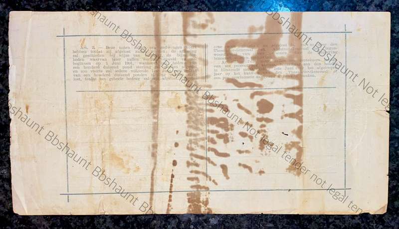 Z.A.R Pretoria 20 pounds Government noot 28-05-1900 without prefix no - spade border