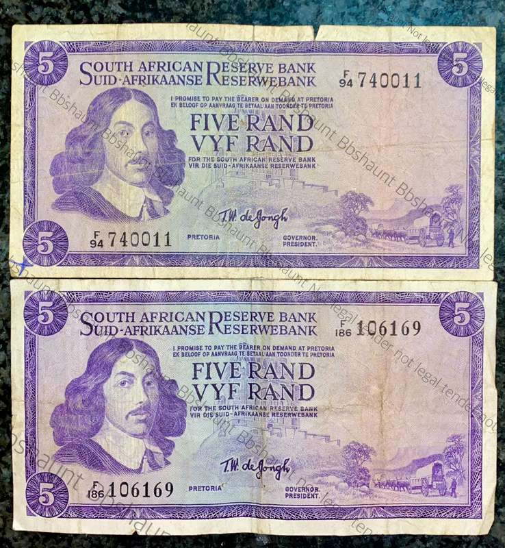 TW DE JONGH R5 - SPRINGBUCK WTM 1967  - 1ST ISSUE (1 BID TAKES ALL)